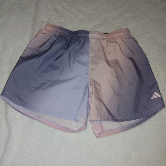 Adidas Girls  Two-Tone Athletic Shorts - Picture 1 of 4